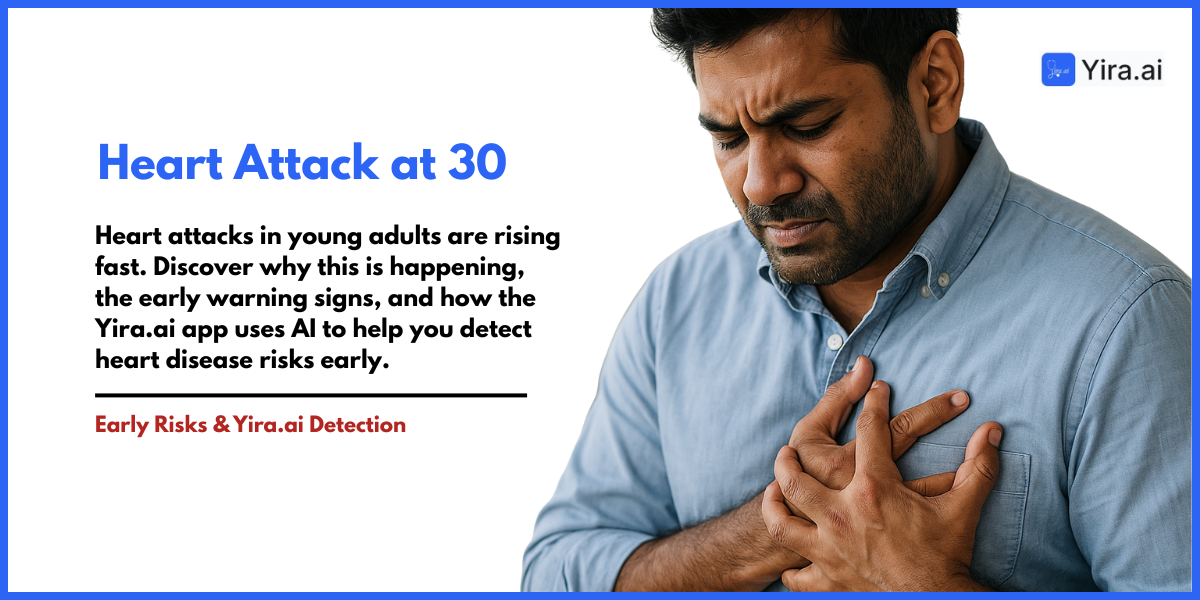 Heart Attacks at 30: Early Risks & Yira.ai Detection