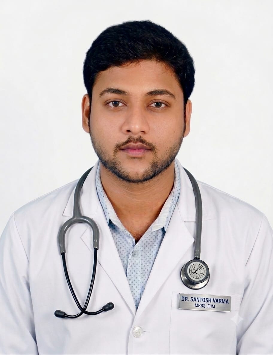 Dr. N. S. Santosh Varma, MBBS, FIIM, FIDM, FICCM